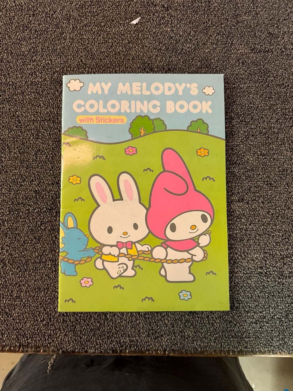Vintage My Melody Coloring Book with Stickers Sanrio 1976 1984